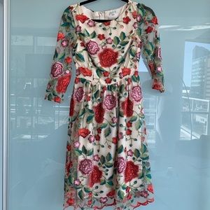 ModCloth Embroidered Dress